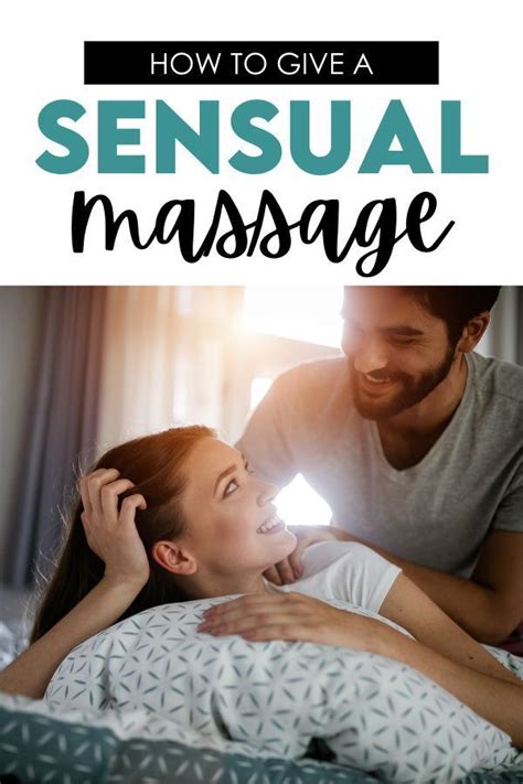 how to give sensual massage